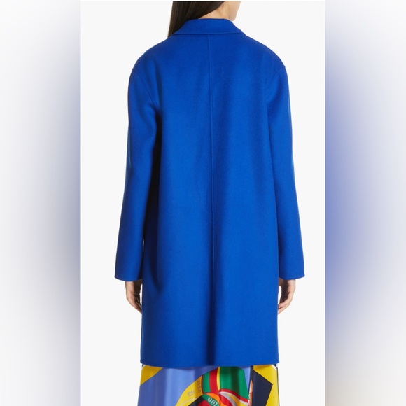 Polo Ralph Lauren Double Face Wool Blend Coat Blue Size Small - Picture 2 of 7